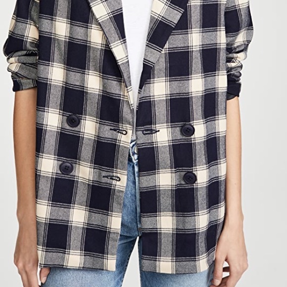 NWT Rolla’s Check Slouch Blazer Jacket Sz Medium Z145-12 - Picture 6 of 10